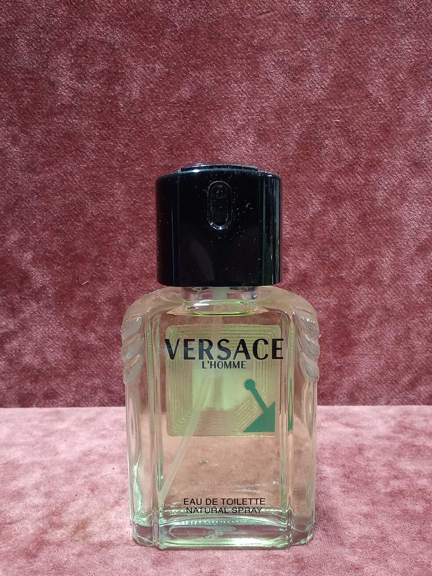 RRP £50 Unboxed 100Ml Tester Bottle Of Versace L'Homme Eau De Toilette Spray Ex-Display