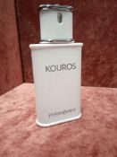 RRP £70 Unboxed 100Ml Tester Bottle Of Yves Saint Laurent Kouros Edt Spray Ex-Display