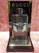 RRP £80 Unboxed 90 Ml Tester Bottle Of Gucci Guilty Intense Eau De Toilette Spray Ex-Display