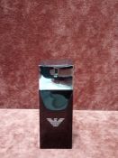 RRP £55 Unboxed 50 Ml Tester Bottle Of Armani Diamonds Black Carat Eau De Toilette Spray Ex-Display