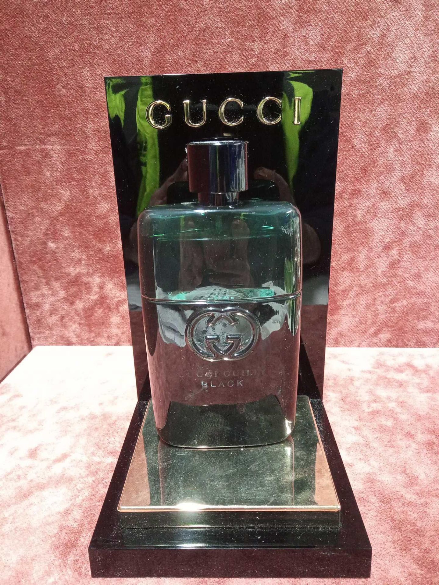 RRP £70 Unboxed 90Ml Tester Bottle Of Gucci Guilty Black Eau De Toilette Spray Ex-Display