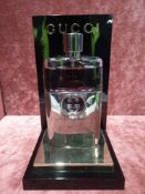 RRP £75 Unboxed 90 Ml Tester Bottle Of Gucci Guilty Platinum Eau De Toilette Spray Ex-Display