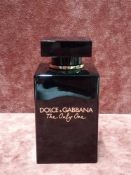 RRP £80 Unboxed 100Ml Tester Bottle Of Dolce And Gabbana The Only One Eau De Parfum Intense Spray Ex