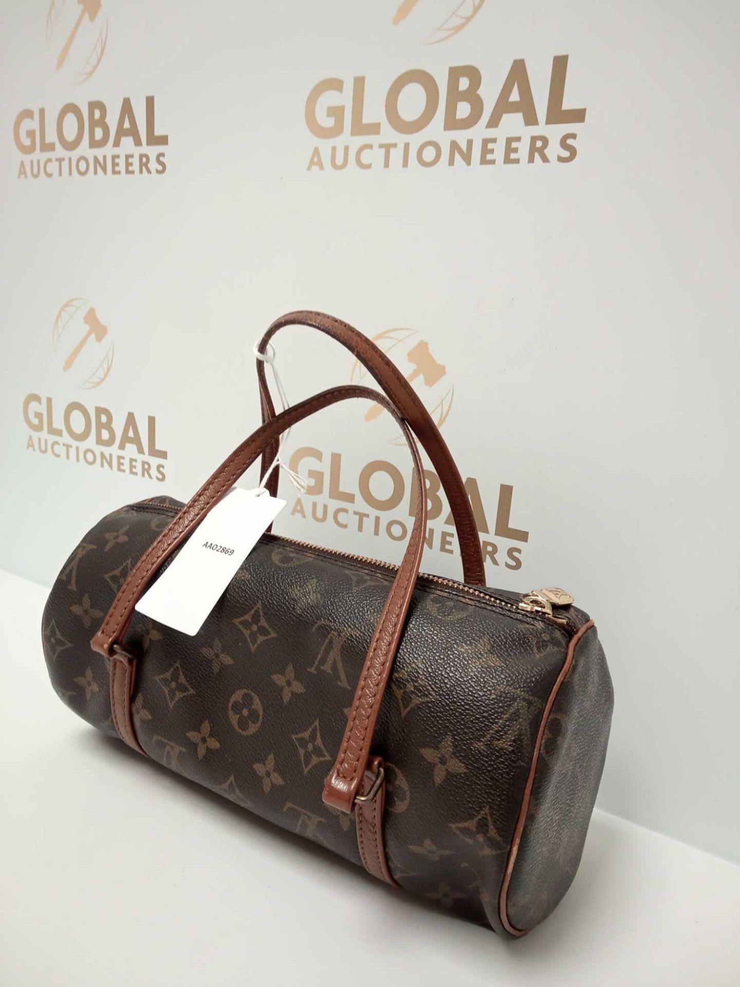 RRP £1040 Louis Vuitton Papillon Monogram Canvas Smooth Brown Shoulder Bag Aao2869 (Appraisals