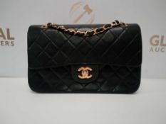 RRP £2800 Chanel Classic Double Flap Black Shoulder Bag(Aao8204)Grade A