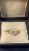 RRP £1500 Chopard 18ct Happy Diamond Ring