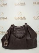 RRP £1100 Gucci Sukey Dark Brown Guccissima Leather Bag Aapo114, Grade A (Appraisals Available On