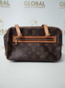 RRP £1600 Louis Vuitton Cite Coated Canvas Monogram Canvas Shoulder Bag , Grade B, Aam6613 (