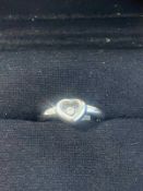 RRP £2600 Chopard 18ct Diamond Ring With Papers