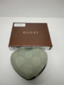 RRP £300 Boxed Gucci Love Heart Shaped Mirror (Aa06306) Grade A