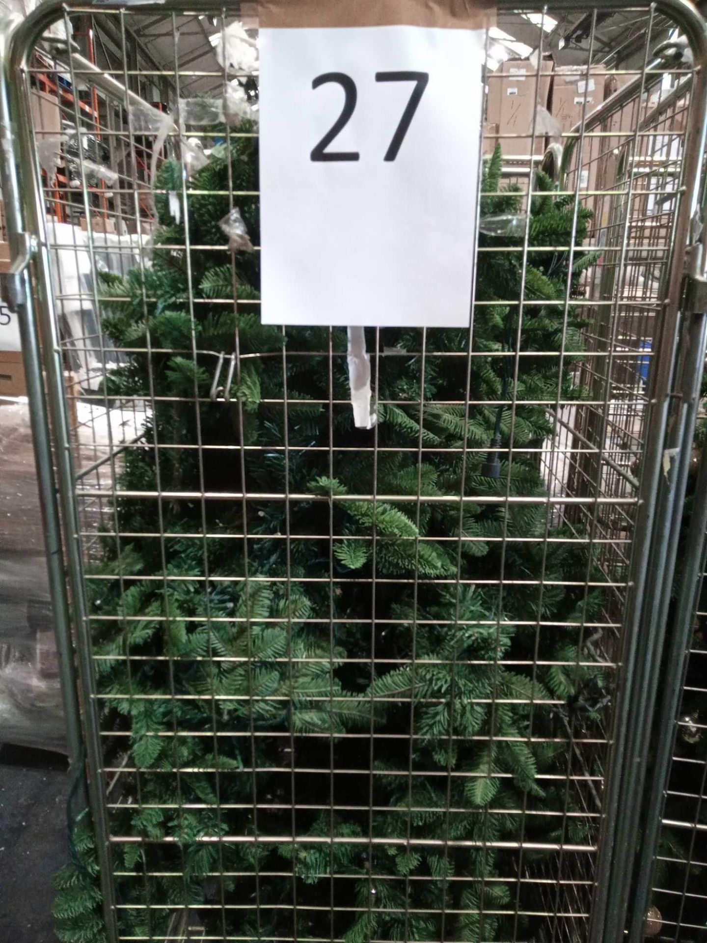 RRP £300 Cage To Contain Ex Display Debenhams Designer Christmas Tree With Led Lights