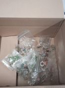 RRP £200 Box To Contain 30 Brand New Bagged And Sealed Pairs Of Ladies Designer Costume Earrings In