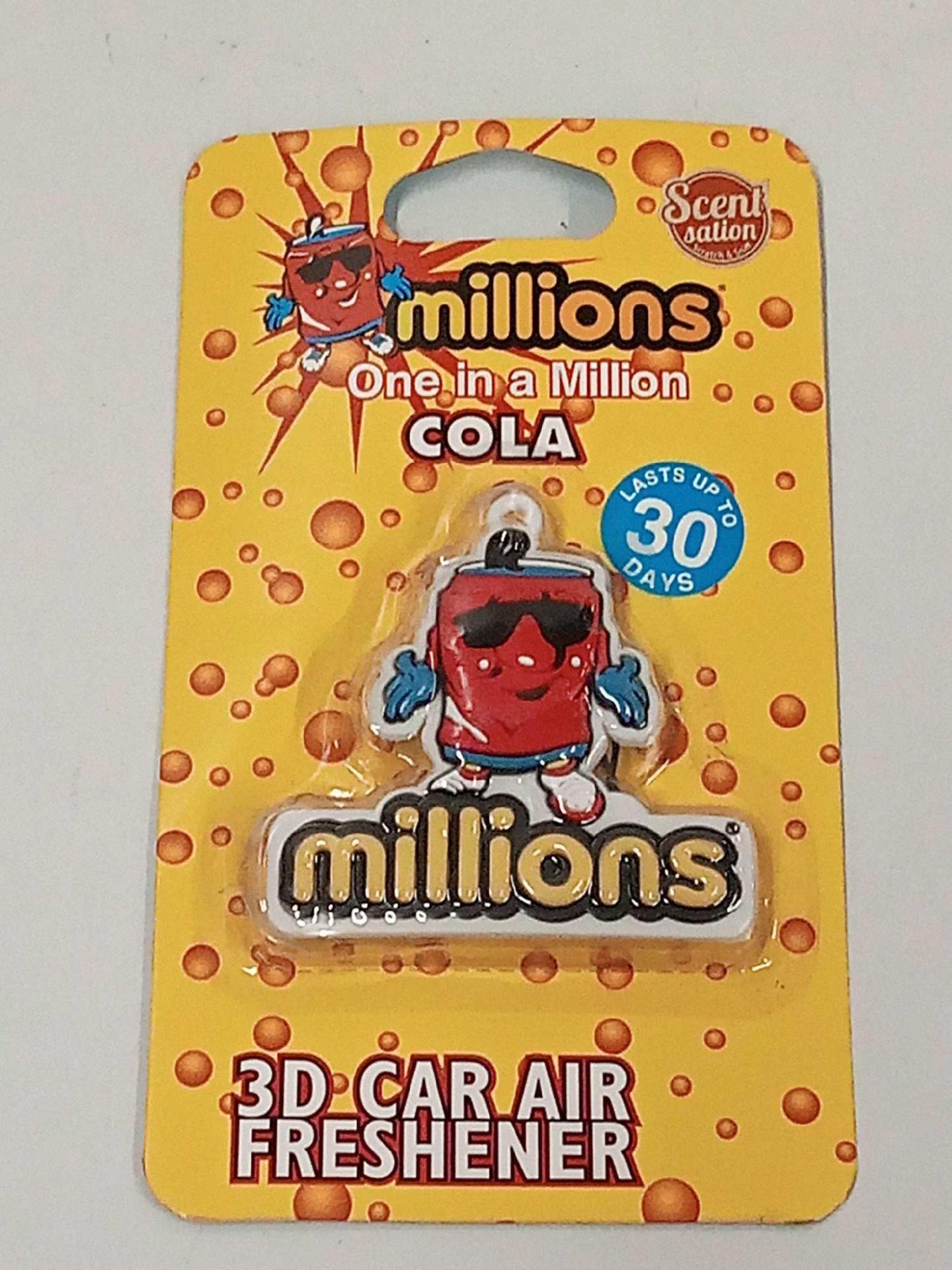 RRP £430 Lot To Contain 144 Brand New Millions Cola Scented 3D Car Air Freshener - Image 2 of 2