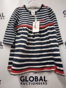 RRP £140 Lots To Contain 10 Brand New Sealed And Tagged Jasper J Conran Junior Stripe Soft Dress Siz