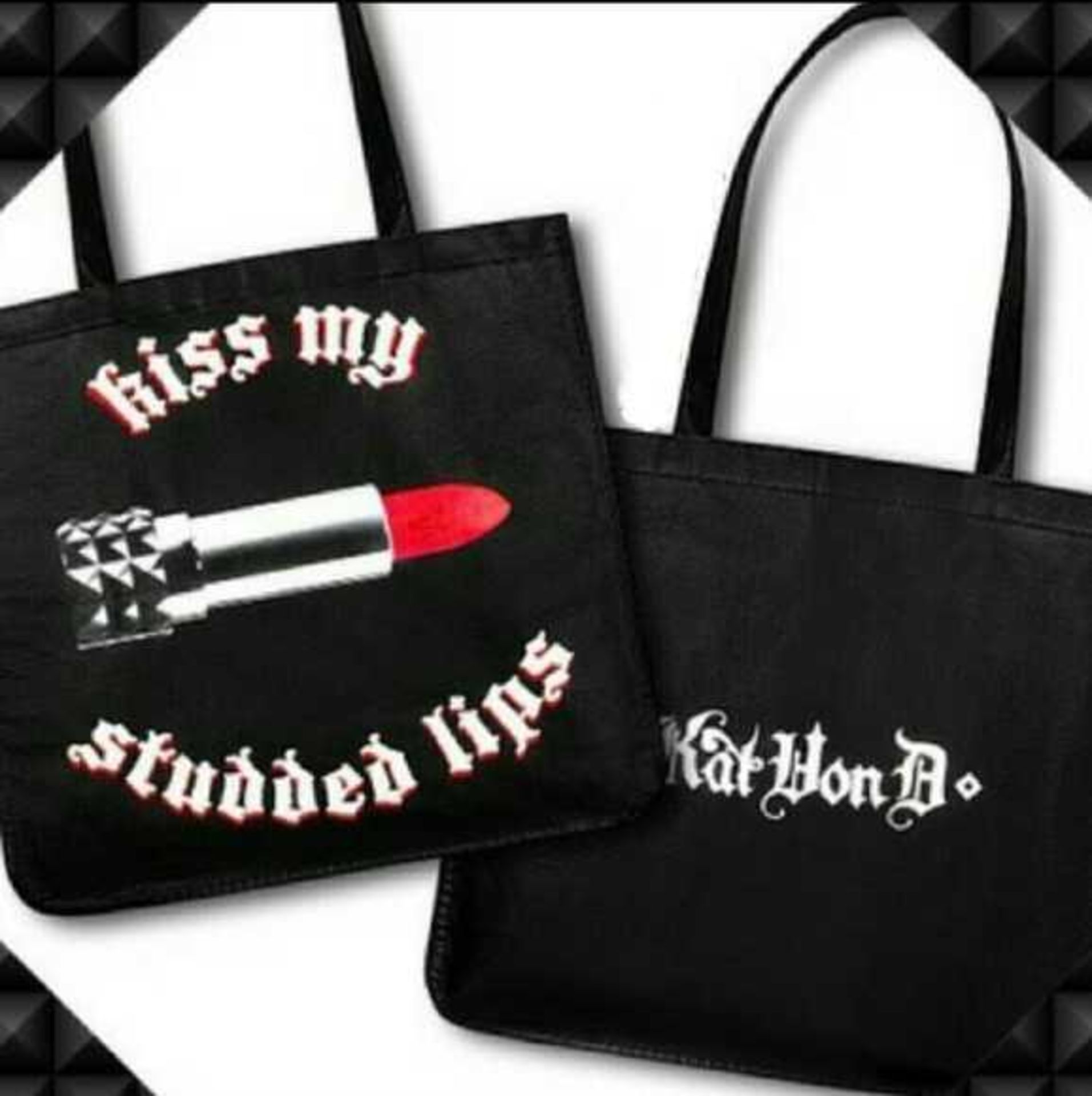 RRP £100 Lot To Contain 10 Brand New Bagged Sealed Kat Von D Kiss My Studded Lips Debenhams Shopping