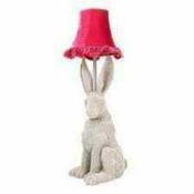 RRP £95 Unboxed Abigail Ahern Designer Grey Hare Lamp