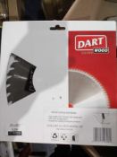 Combined RRP £200 Lot To Contain Five Boxed Dart Wood Cutting Saw Blades In Smaller Size