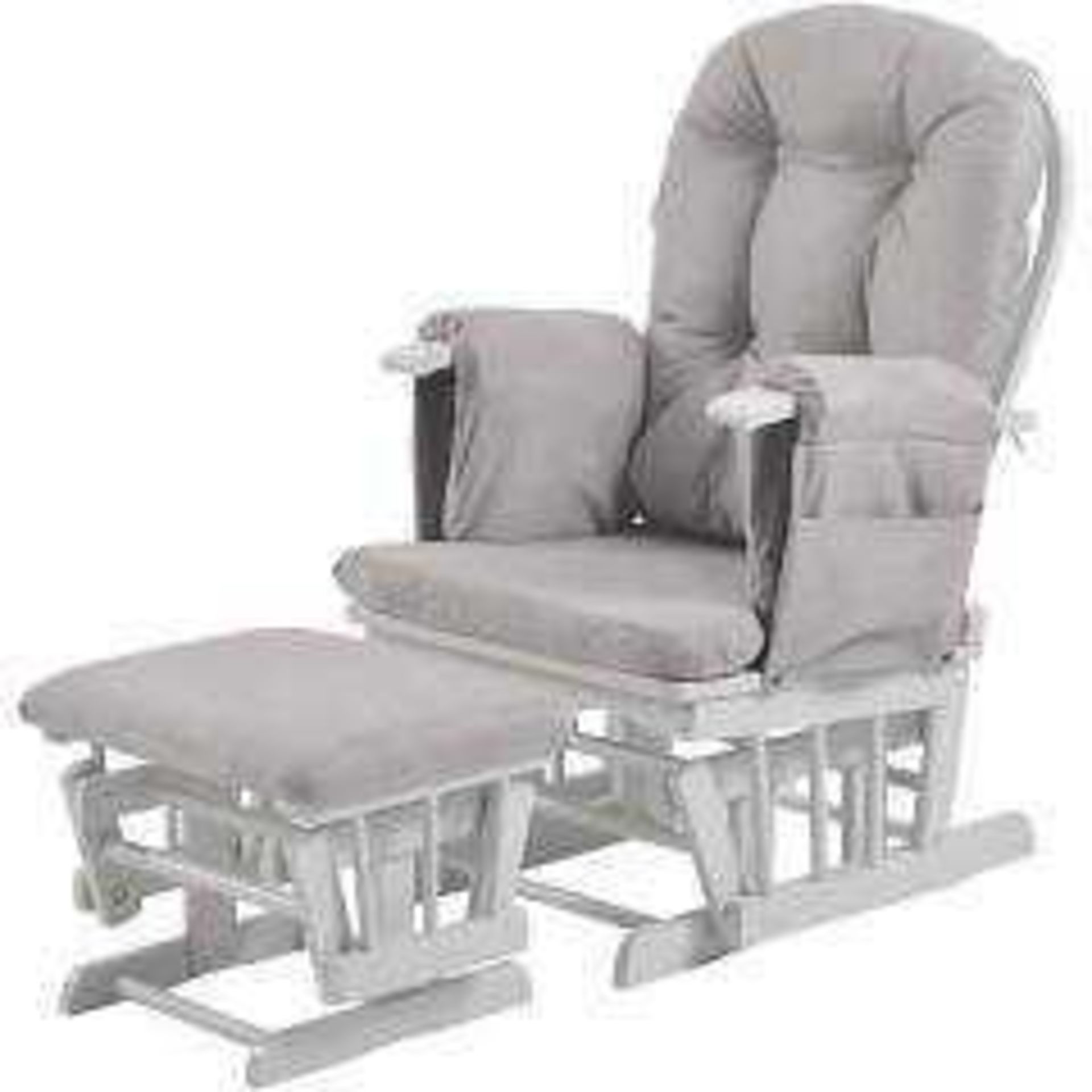 RRP £200 Unboxed Jun Haywood Glider Nursing Chair Stool