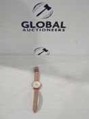 RRP £110 Fossil Ladies Tan Leather Slim Watch