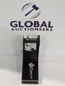 RRP £110 Boxed Ladies Sekonda Silver Crystal Wrist Watch