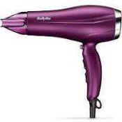 RRP £200 Lot To Contain 3 Boxed Assorted Ladies Electrical Hair Items To Include Babyliss Velvet Orc