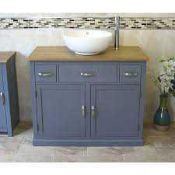 RRP £540 Boxed Townsend 100Cm Free Standing Vanity Unit (Part Lot Only)