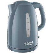 RRP £200 Lot To Contain 6 Boxed Assorted Kitchen Appliances To Include Russell Hobbs Textures Kettle