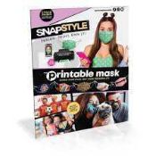 RRP £120 Lot To Contain Set Of 12 Printable Face Masks