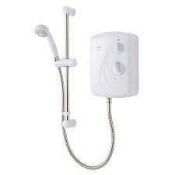 Combined RRP £110 Lot To Contain Two Boxed Triton Enrich Electric Shower In White Finish