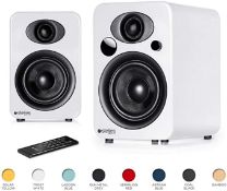 RRP £250 Boxed Steljes Audio Bluetooth Active Speakers