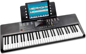 RRP £120 Boxed Rockjam 61 Key Keyboard