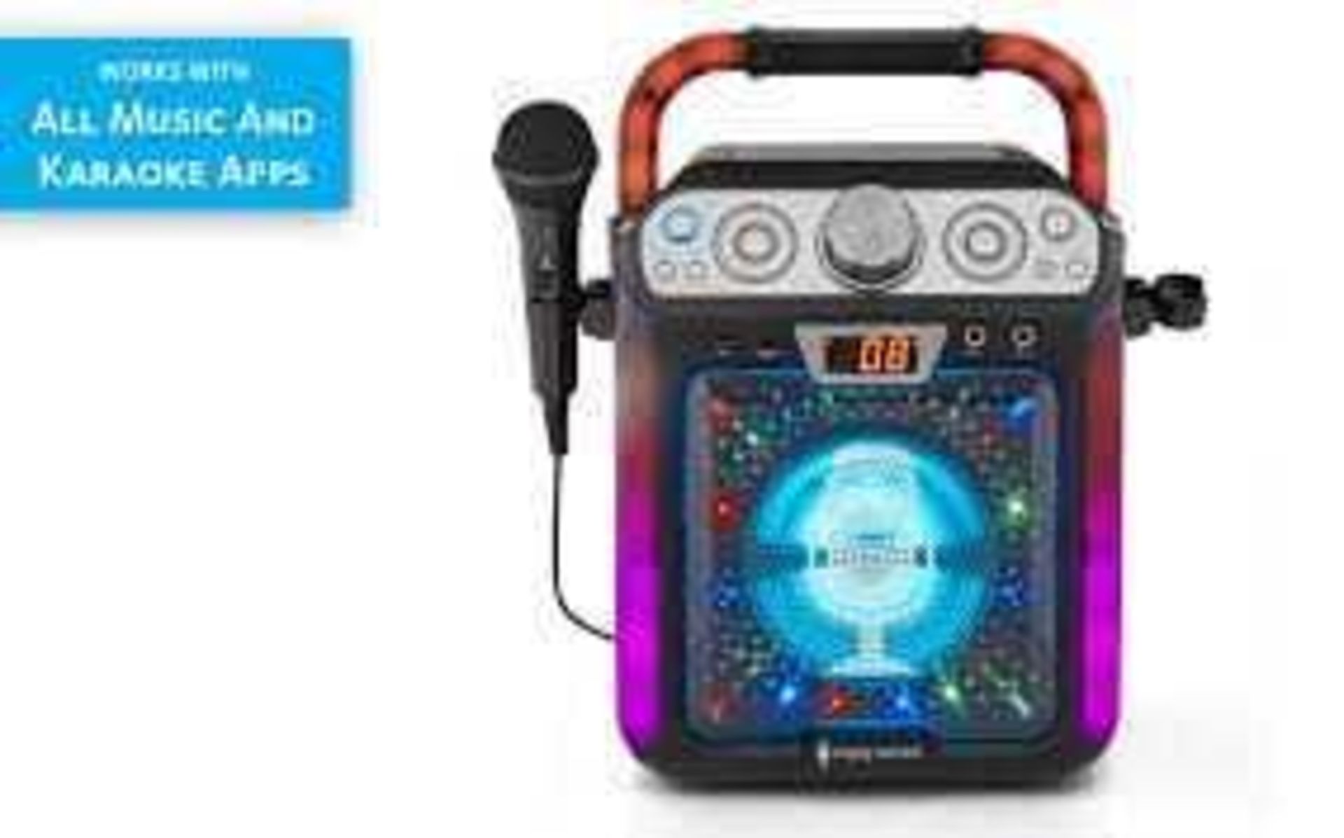 Combined RRP £120 Lot To Contain Two Boxed Classic Series Groove Mini Bluetooth Karaoke Systems