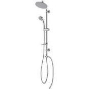 Combined RRP £120 Lot To Contain Two Boxed Wall Shower Kit With Fixed Overhead