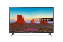 RRP £400 Boxed Lg 43 Inch 4K Active Hdr Uhd Tv Thinq