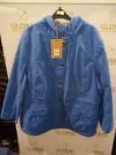 RRP £100 Mantaray Hooded Waterproof Fleece In Light Blue