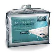 RRP £190 Bagged And Sealed John Lewis Natural Goose Down Mattress Topper