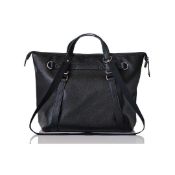 Combined RRP £220 Lot To Contain Bagged And Unbagged Pacapod Changing Bag In Leather Black