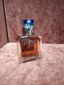 RRP £50 Unboxed 100Ml Tester Bottle Of Calvin Klein Eternity Now Flame Eau De Toilette Spray Ex-Disp