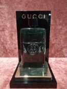 RRP £70 Unboxed 90Ml Tester Bottle Of Gucci Guilty Black Eau De Toilette Spray Ex-Display