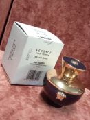 RRP £100 Boxed 100Ml Tester Bottle Of Versace Pour Femme Dylan Blue Eau De Parfum Spray