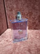 RRP £55 Unboxed 100Ml Tester Bottle Of Versace Pour Homme Edt Spray Ex-Display