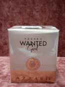 RRP £80 Brand New Boxed And Sealed 80Ml Bottle Of Azzaro Wanted Girl Eau De Parfum Spray