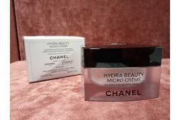 RRP £55 Brand New Boxed Unused Tester Of Chanel Paris Hydra Beauty Micro Creme 50G