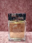 RRP £60 Unboxed 100Ml Tester Bottle Of Moschino Forever Eau De Toilette Spray Ex-Display