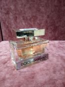 RRP £70 Unboxed 75Ml Tester Bottle Of Dolce And Gabbana The One Eau De Parfum Spray Ex-Display