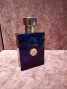 RRP £70 Unboxed 100Ml Tester Bottle Of Versace Dylan Blue For Him Eau De Toilette Spray Ex-Display