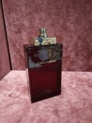 RRP £75 Unboxed 100Ml Tester Bottle Of Dolce And Gabbana Intense Eau De Parfum Spray Ex-Display