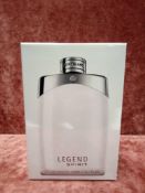 RRP £95 Brand New Boxed And Sealed 200Ml Bottle Of Mont Blanc Legend Spirit Eau De Toilette Spray