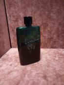 RRP £70 Unboxed 90Ml Tester Bottle Of Gucci Guilty Black Eau De Toilette Spray Ex-Display