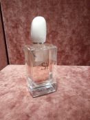 RRP £80 Unboxed 100Ml Tester Bottle Of Giorgio Armani Si Eau De Toilette Spray Ex-Display